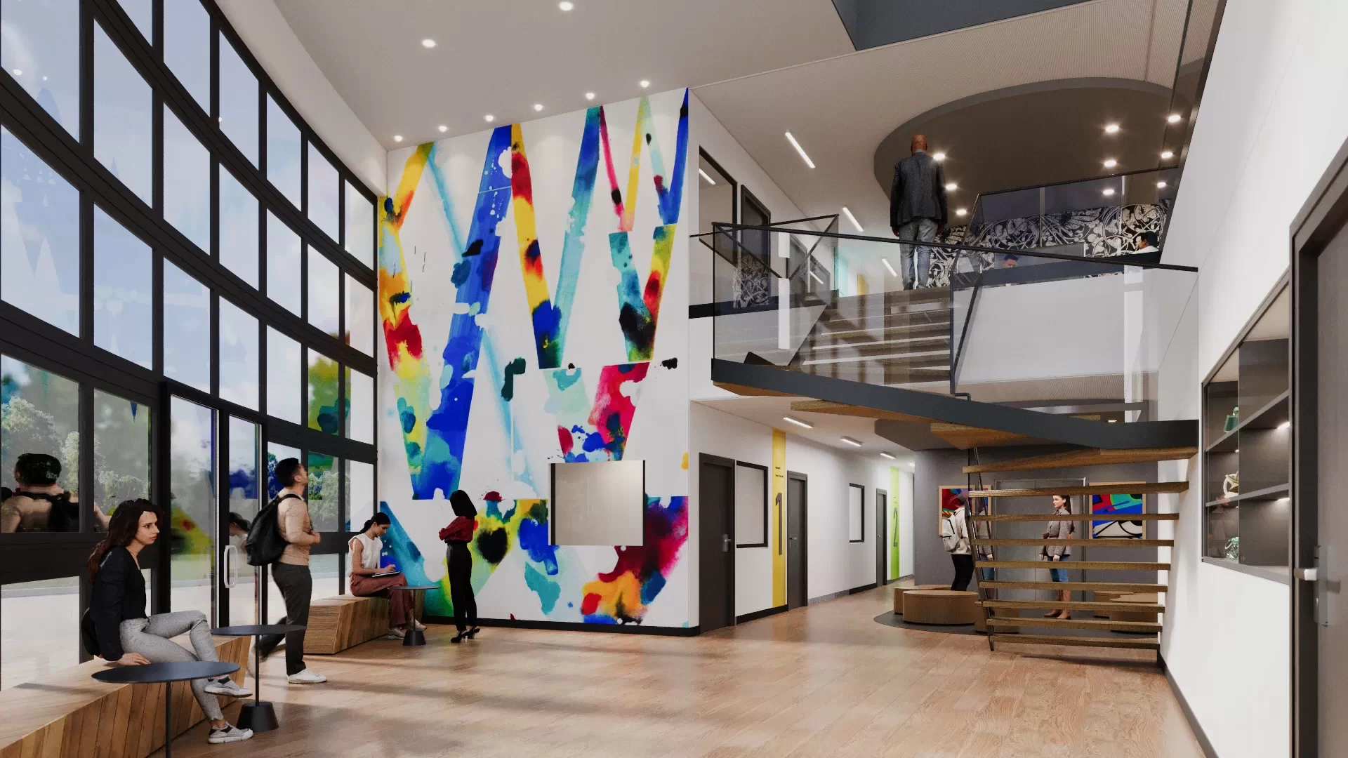 School Lobby